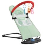 Portable Baby Bouncer With Plush Toys & Music