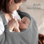 Multi-Functional Cotton Nursing Cover Khaki - Image 3