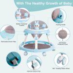 Blue Foldable Walker For 6-18 Months Old Baby With Music - Image 5