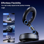 Vaccum Magnetic Phones Holder-Black - Image 2