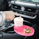 Portable Car Seat Snack Tray for Toddlers Pink - Image 4