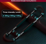 Adjustable Multifunctional U-shaped Arm Strength Trainer For Men's Home Fitness Chest Muscle Professional Strength Training Device (color: Red And Black) - Image 2