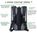 Tactical Hydration Backpack, Green Set, Equipped With 2.0L Bladder For Hiking, Biking, Running, Walking And Climbing - Image 5