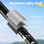 Three-Section Aluminum Alloy Trekking Pole Adjustable Ultra Light-Blue - Image 4