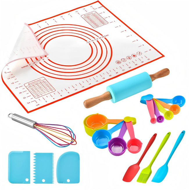 fb5c1174a723646d9544b66141ac5f04.png 19-Piece Kids Cooking & Baking Set For Early Learning - Image 1