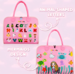 Early Childhood Education Schoolbag Felt Busy Board Educational Toy - Image 5